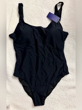 Leoparts Women's Retro 80s/90s High Cut Low Back Swimsuit